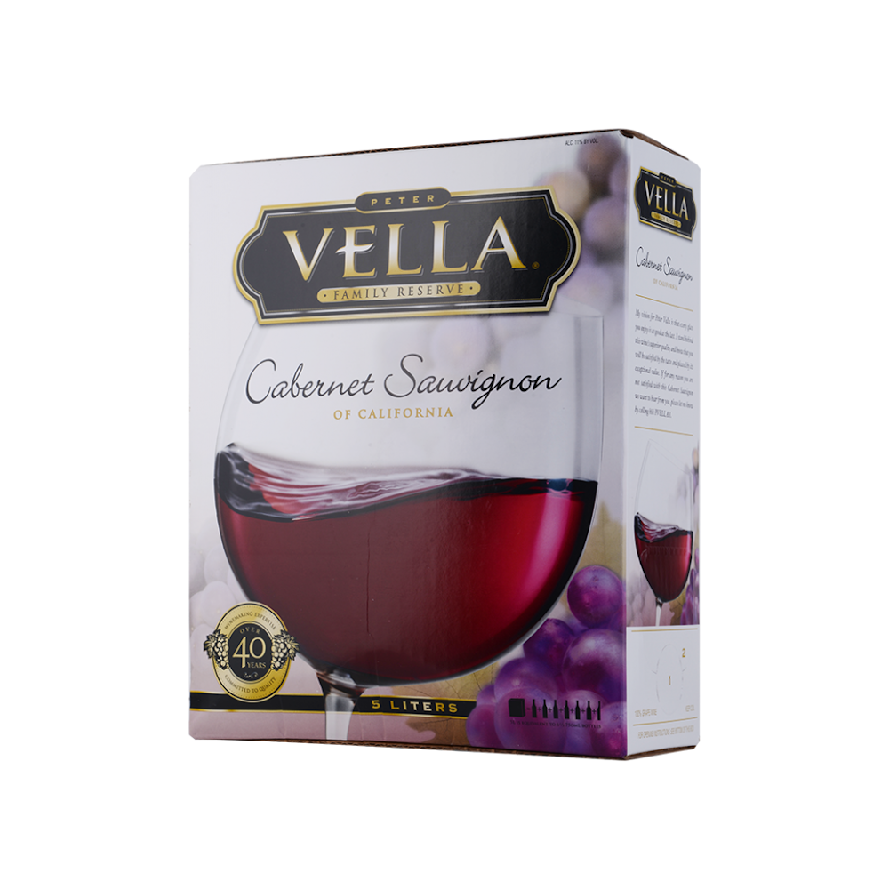 Peter Vella Cabernet Sauvignon 5L.